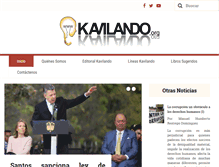 Tablet Screenshot of kavilando.org